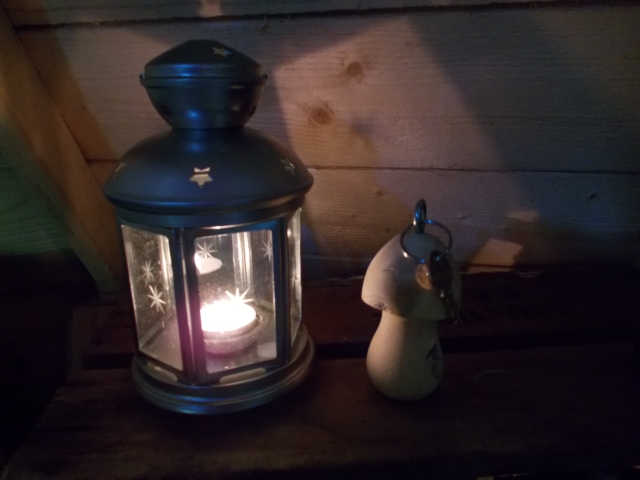 Clef champignon-mignon et lanterne :)
